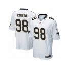 Men's Nike New Orleans Saints #98 Sheldon Rankins Game White NFL Jersey