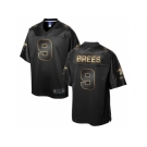 Nike New Orleans Saints #9 Drew Brees Black Gold Collection Jersey[Game]