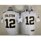 nike nfl jerseys new orleans saints #12 colston white[game]