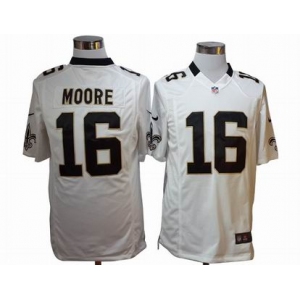 nike nfl jerseys new orleans saints #16 lance moore white[game]