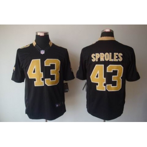 nike nfl jerseys new orleans saints #43 sproles black[nike limited]