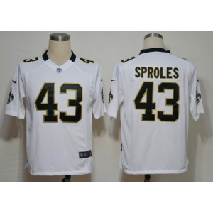 nike nfl jerseys new orleans saints #43 sproles white[game]