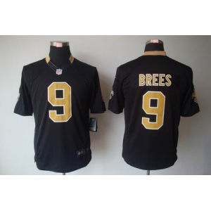 nike nfl jerseys new orleans saints #9 brees black[nike limited]