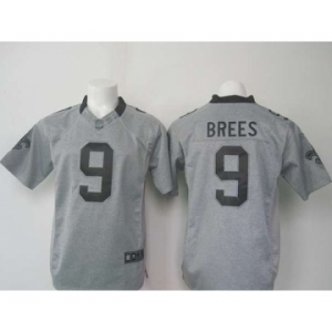 nike nfl jerseys new orleans saints #9 brees gray[game]