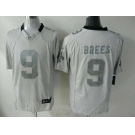 nike nfl jerseys new orleans saints #9 brees grey[game]