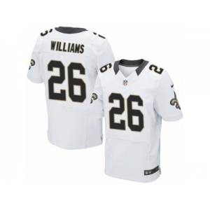 Men Nike New Orleans Saints #26 P. J. Williams Elite White NFL Jersey