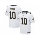 Men's Nike New Orleans Saints #10 Chase Daniel Elite White NFL Jersey