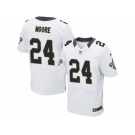 Men's Nike New Orleans Saints #24 Sterling Moore Elite White NFL Jersey