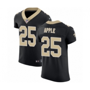 Men's Nike New Orleans Saints #25 Eli Apple Black Team Color Vapor Untouchable Elite Player NFL Jersey