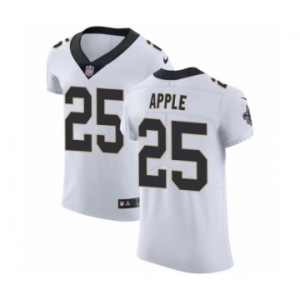 Men's Nike New Orleans Saints #25 Eli Apple White Vapor Untouchable Elite Player NFL Jersey