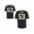 Men's Nike New Orleans Saints #53 A.J. Klein Elite Black Team Color NFL Jersey