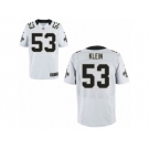 Men's Nike New Orleans Saints #53 A.J. Klein Elite White NFL Jersey