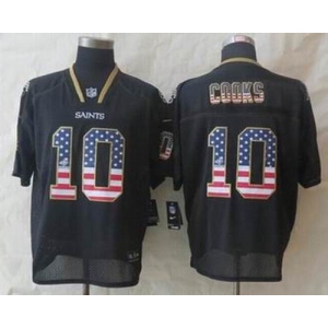 nike nfl jerseys new orleans saints #10 cooks black[Elite USA flag fashion][cooks]