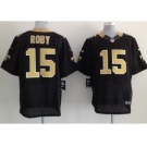 nike nfl jerseys new orleans saints #15 courtney roby black[Elite]