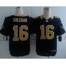 nike nfl jerseys new orleans saints #16 coleman black[Elite][coleman]