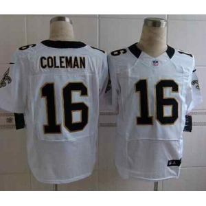 nike nfl jerseys new orleans saints #16 coleman white[Elite][coleman]