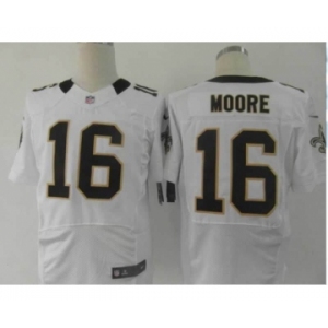 nike nfl jerseys new orleans saints #16 lance moore white[Elite]