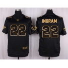 nike nfl jerseys new orleans saints #22 ingram black gold collection[Elite][ingram]