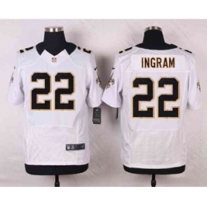 nike nfl jerseys new orleans saints #22 ingram white[Elite][ingram]