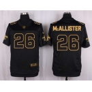 nike nfl jerseys new orleans saints #26 mcallister black gold collection[Elite]