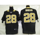 nike nfl jerseys new orleans saints #28 ingram black[elite]