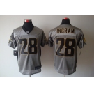 nike nfl jerseys new orleans saints #28 ingram grey[Elite shadow]