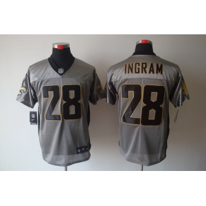 nike nfl jerseys new orleans saints #28 ingram grey[Elite shadow]