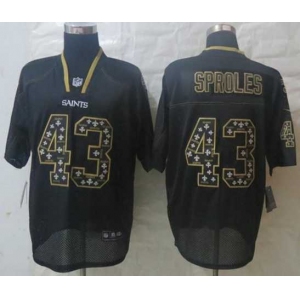 nike nfl jerseys new orleans saints #43 sproles black[Elite united sideline]