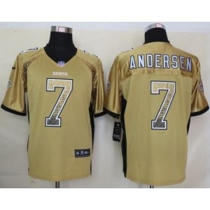 nike nfl jerseys new orleans saints #7 morten andersen gold[Elite drift fashion]