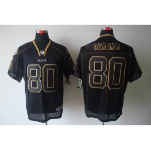 nike nfl jerseys new orleans saints #80 graham black[Elite lights out]