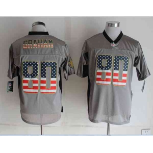 nike nfl jerseys new orleans saints #80 graham grey[Elite USA flag fashion shadow]