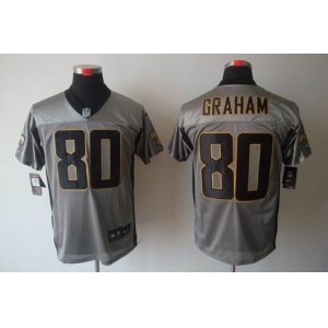 nike nfl jerseys new orleans saints #80 graham grey[Elite shadow]