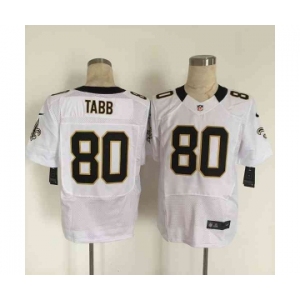 nike nfl jerseys new orleans saints #80 tabb white[Elite][tabb]