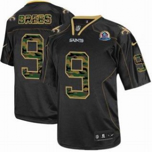 nike nfl jerseys new orleans saints #9 brees black[camo fashion Elite 50th Patch]