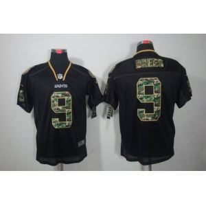 nike nfl jerseys new orleans saints #9 brees black[camo fashion Elite]