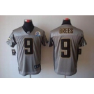 nike nfl jerseys new orleans saints #9 brees grey[Elite shadow 50th Patch]