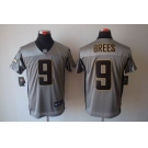 nike nfl jerseys new orleans saints #9 brees grey[Elite shadow]