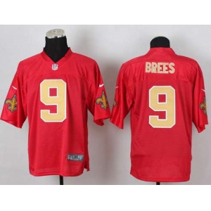 nike nfl jerseys new orleans saints #9 brees red[Elite]