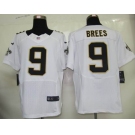 nike nfl jerseys new orleans saints #9 brees white[elite]