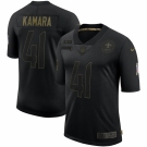 Men New Orleans Saints #41 Alvin Kamara Nike 2020 Salute To Service Limited Jersey Black