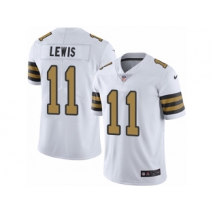 Men Nike New Orleans Saints #11 Tommylee Lewis Limited White Rush Vapor Untouchable NFL Jersey