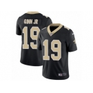 Men Nike New Orleans Saints #19 Ted Ginn Jr Black Team Color Vapor Untouchable Limited Player NFL Jersey