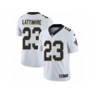 Men Nike New Orleans Saints #23 Marshon Lattimore White Vapor Untouchable Limited Player NFL Jersey