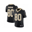 Men Nike New Orleans Saints #80 Clay Harbor Black Team Color Vapor Untouchable Limited Player NFL Jersey