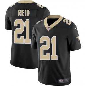 Men's New Orleans Saints #21 Justin Reid Black 2025 Vapor Limited Football Stitched Jersey