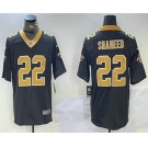 Men's New Orleans Saints #22 Rashid Shaheed Black 2023 Vapor Limited Stitched Jersey