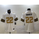 Men's New Orleans Saints #22 Rashid Shaheed Limited White Vapor Stitched Jersey