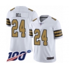 Men's New Orleans Saints #24 Vonn Bell Limited White Rush Vapor Untouchable 100th Season Football Jersey