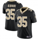 Men's New Orleans Saints #35 Jacob Kibodi Black Vapor Limited Stitched Football Jersey