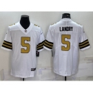 Men's New Orleans Saints #5 Jarvis Landry White 2022 Color Rush Stitched NFL Nike Limited Jersey